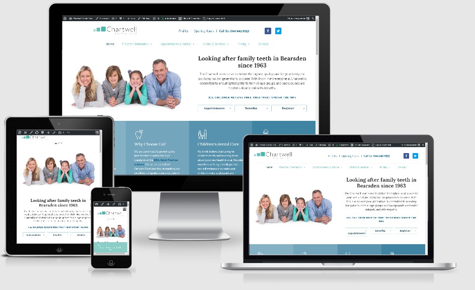 Chartwell Dental Care Website by Kahu Digital